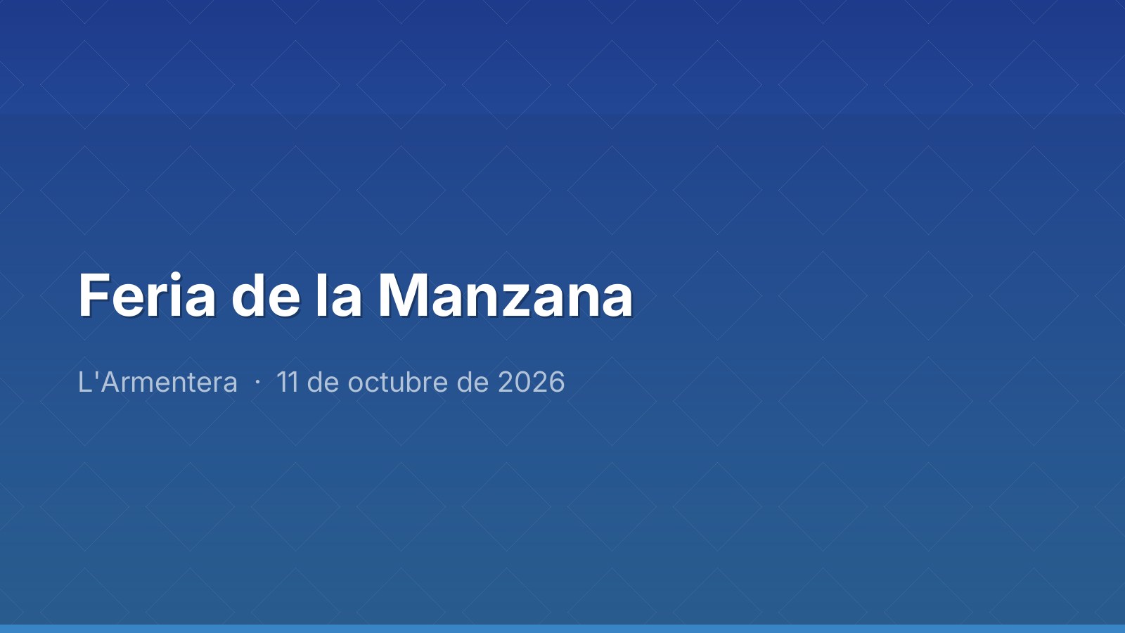Feria de la Manzana