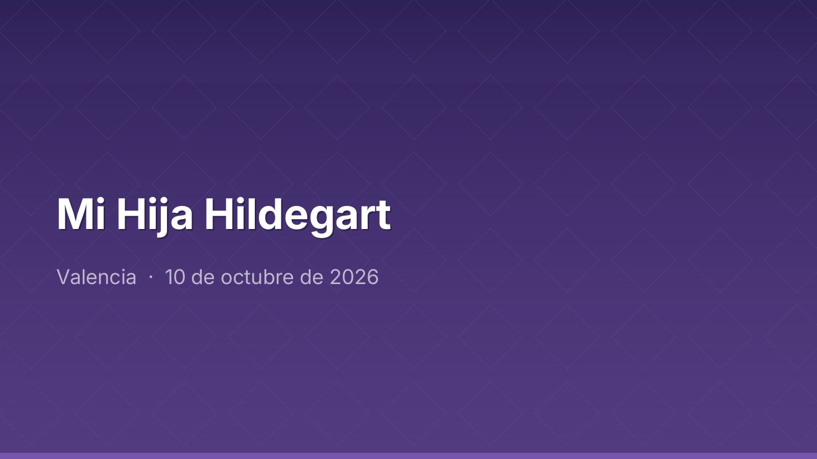 Mi Hija Hildegart