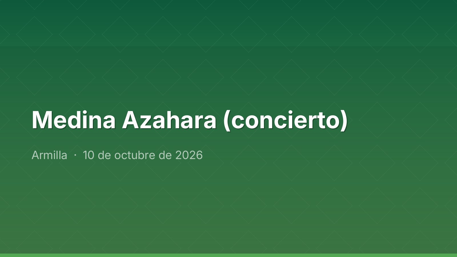 Medina Azahara (concierto)